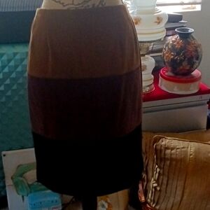 Colorblock Skirt and Boots